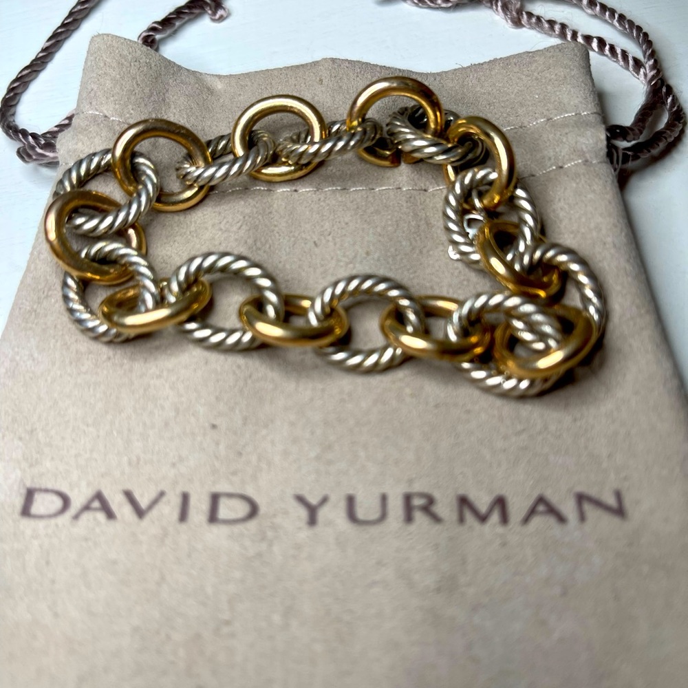 David Yurman chain bracelet 7.5 inches